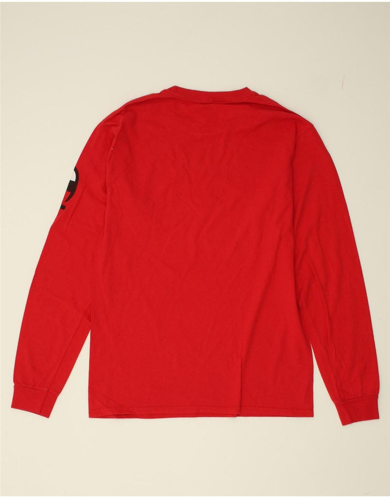 CHAMPION Mens Authentic Graphic Top Long Sleeve Medium Red | Vintage Champion | Thrift | Second-Hand Champion | Used Clothing | Messina Hembry 