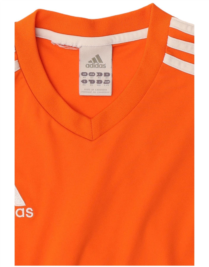 Adidas Mens Climalite T-Shirt Top XS Orange