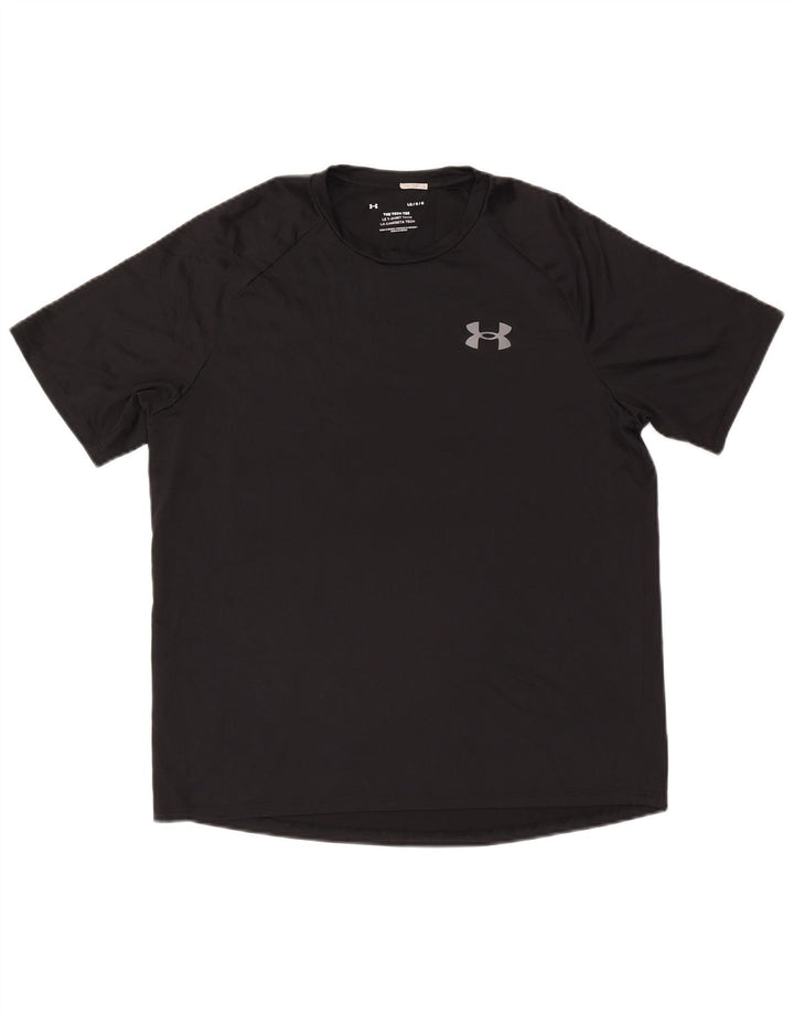 Under Armour Mens T-Shirt Top Large Black