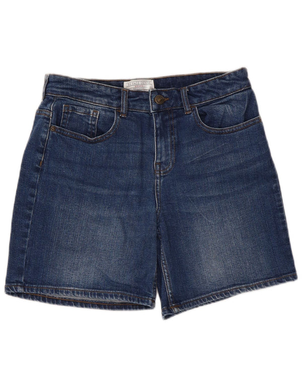 Fat Face Womens Denim Shorts UK 10 Small W30 Blue Cotton