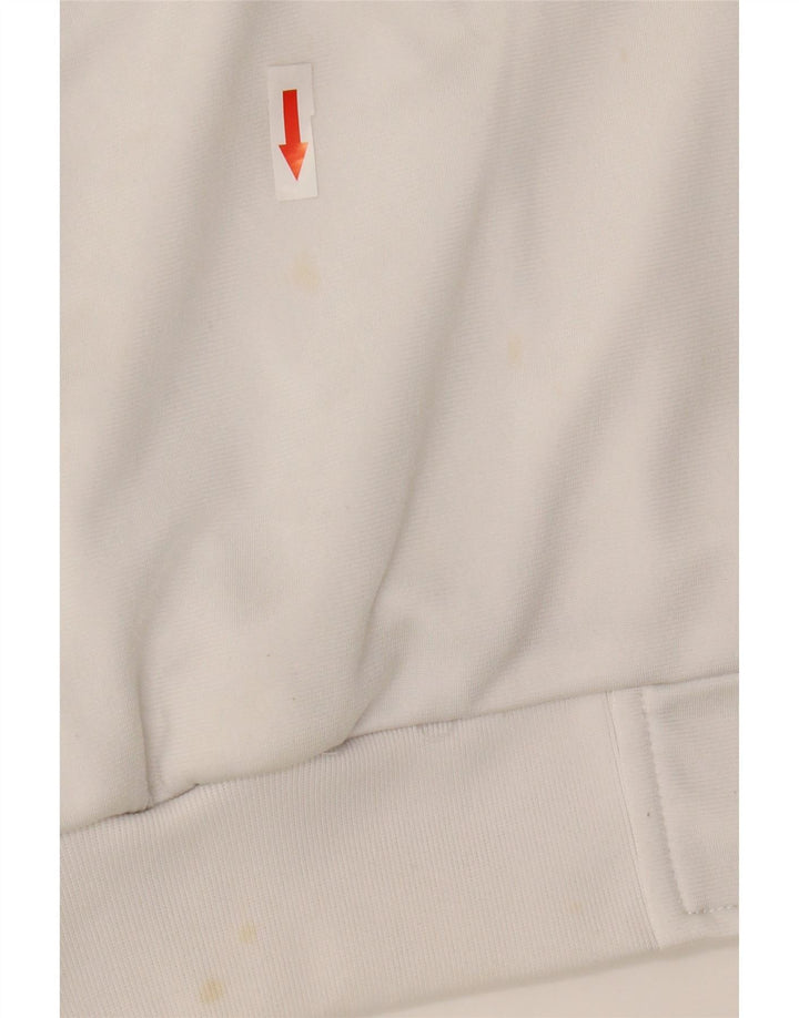 Kappa Mens Tracksuit Top Jacket Medium White Colourblock Polyester