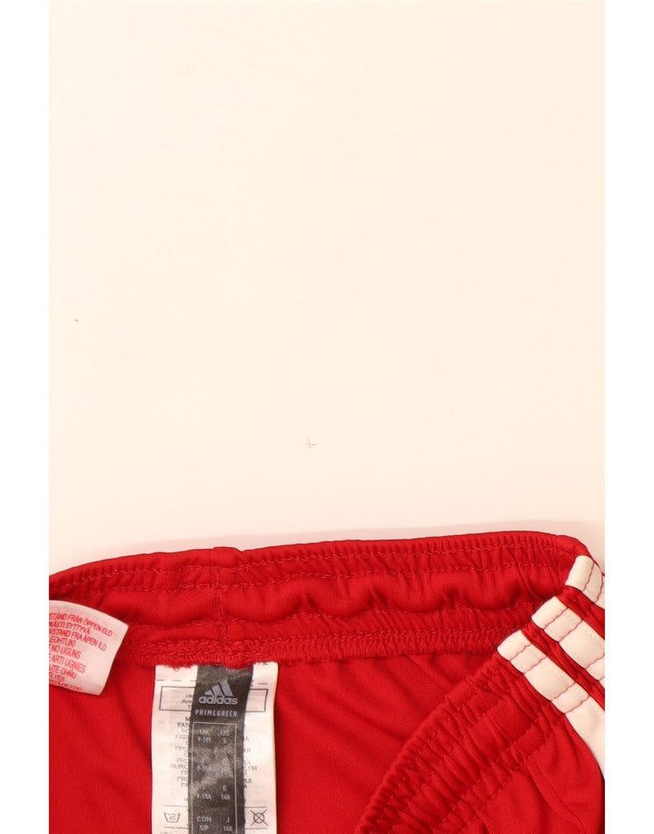 ADIDAS Boys Aeroready Sport Shorts 9-10 Years  Red Polyester