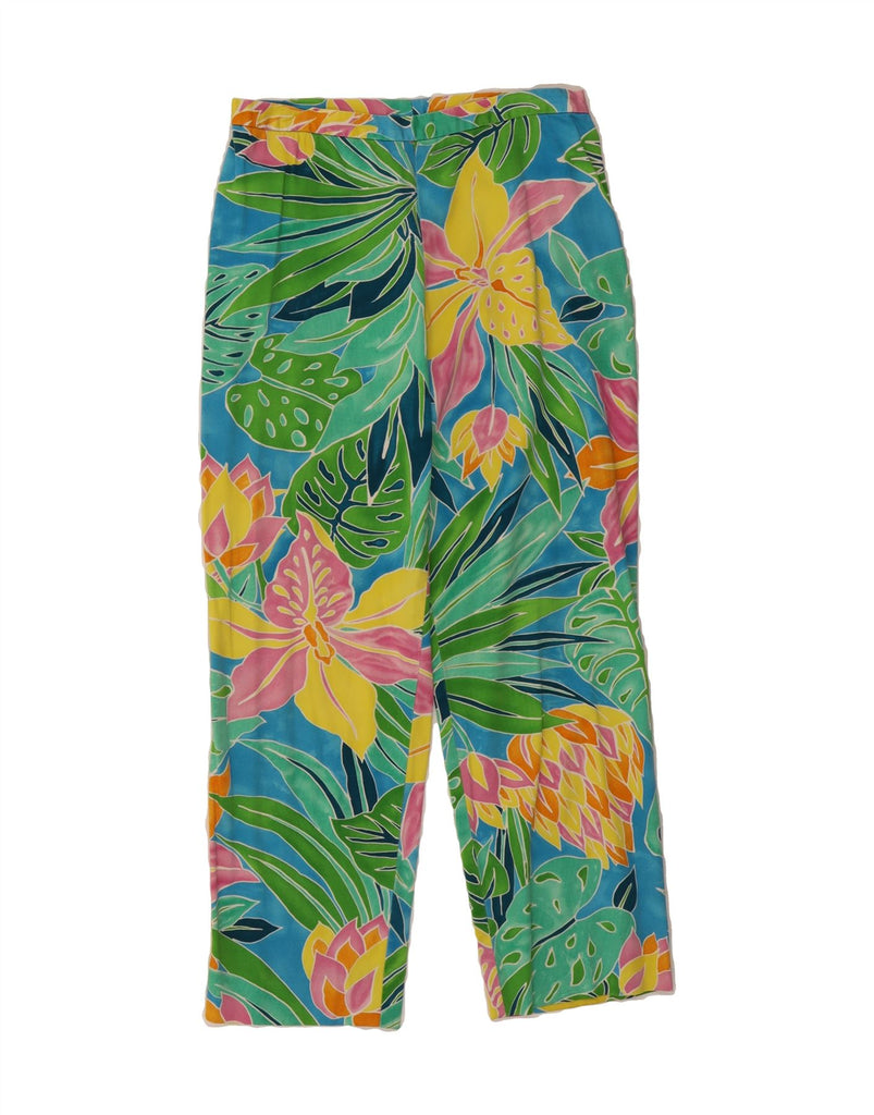 RALPH LAUREN Womens Cropped Trousers US 8 Medium W30 L26 Multicoloured Vintage Ralph Lauren and Second-Hand Ralph Lauren from Messina Hembry 