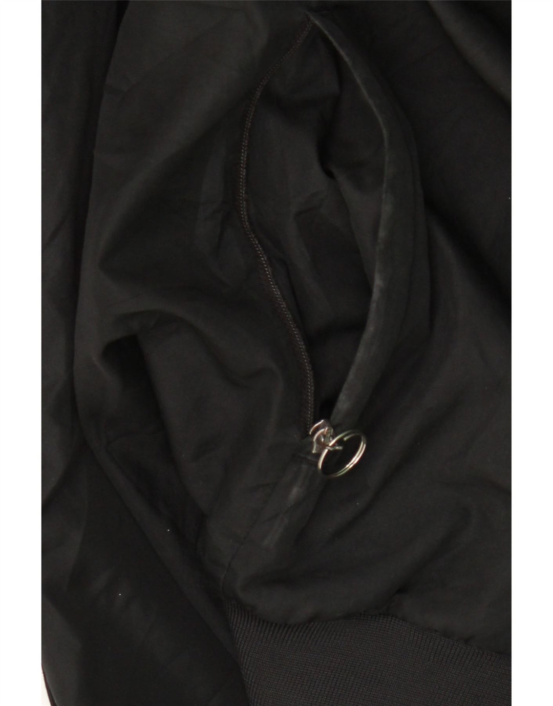 Kappa Mens Graphic Tracksuit Top Jacket XL Black Polyester