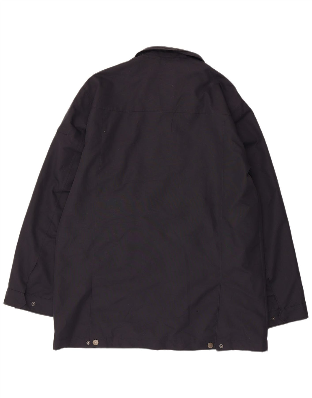 IVY OXFORD Mens Windbreaker Jacket IT 50 Large Navy Blue Polyester