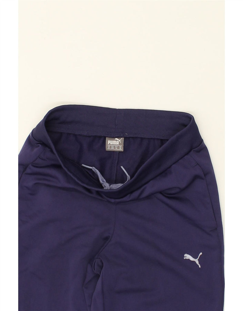 PUMA Girls Tracksuit Trousers Joggers 9-10 Years Purple Polyester | Vintage Puma | Thrift | Second-Hand Puma | Used Clothing | Messina Hembry 