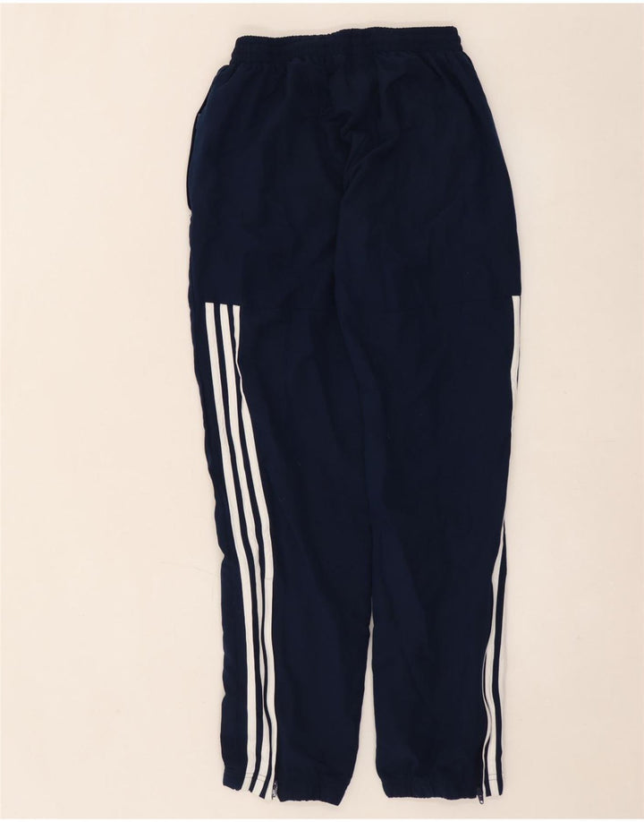 ADIDAS Mens Tracksuit Trousers Joggers Medium  Navy Blue Polyester