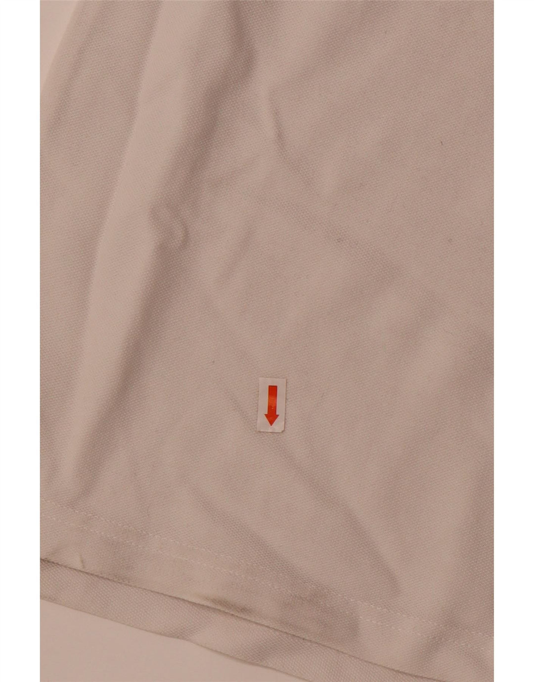 CREW CLOTHING Mens Polo Shirt Large White Cotton