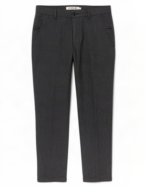 Lacoste Mens Slim Fit Chino Trousers Size 40 Medium W32 L28 Navy Blue