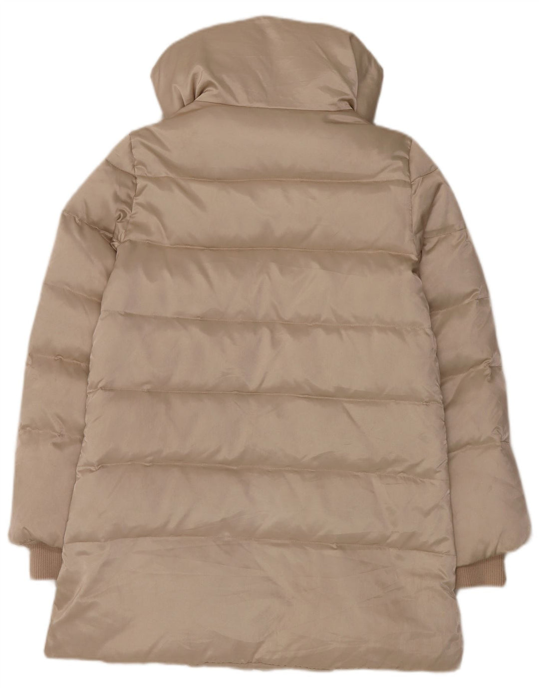 Moschino Womens Duffle Padded Coat UK 14 Large Beige Polyester