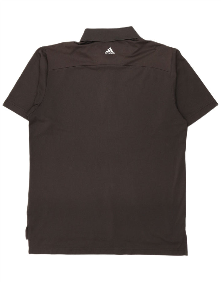 Adidas Mens Climacool Polo Shirt Medium Grey Polyester