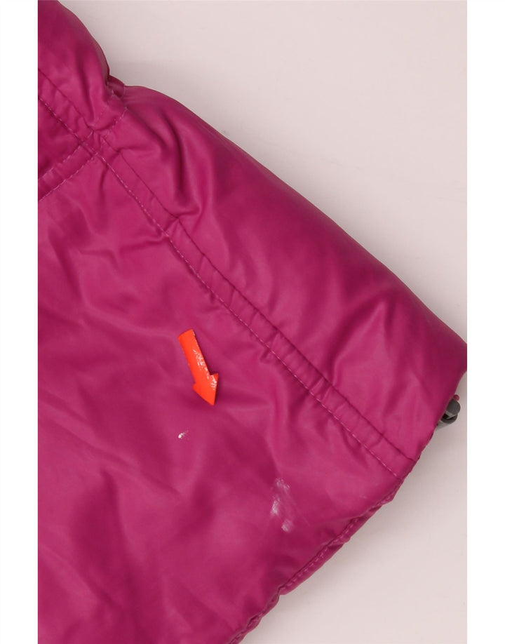 Champion Girls Hooded Padded Jacket 11-12 Years Pink Polyester