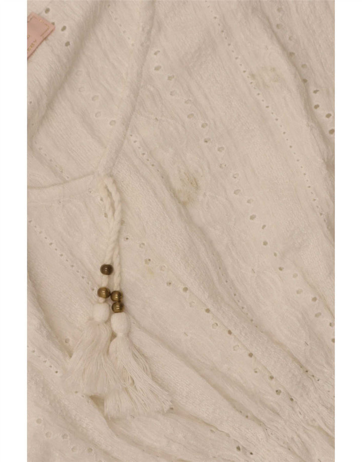 Lipsy Womens Beach Kaftan Dress UK 8 Small White