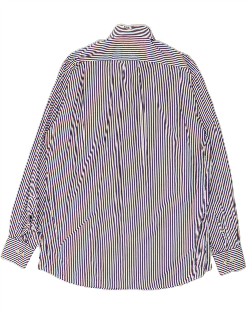 TOMMY HILFIGER Mens Regular Fit Shirt Size 15 1/2  Medium Purple Striped | Vintage Tommy Hilfiger | Thrift | Second-Hand Tommy Hilfiger | Used Clothing | Messina Hembry 