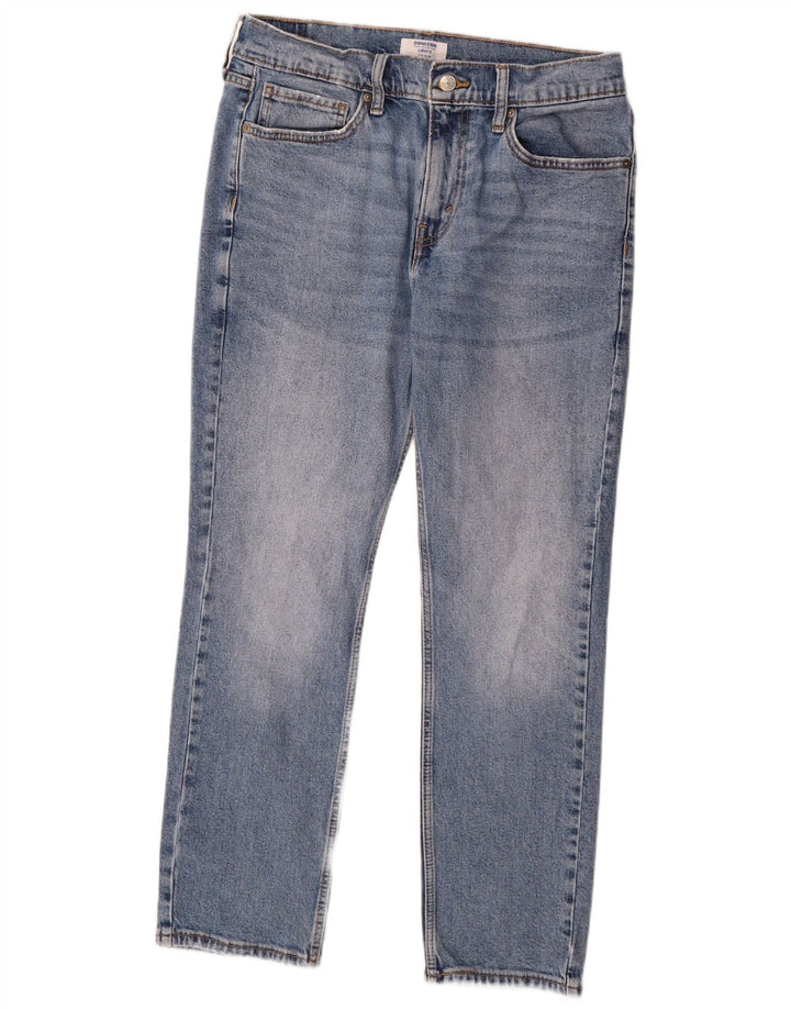 Levi's Womens Denizen Slim Jeans W33 L30 Blue Cotton