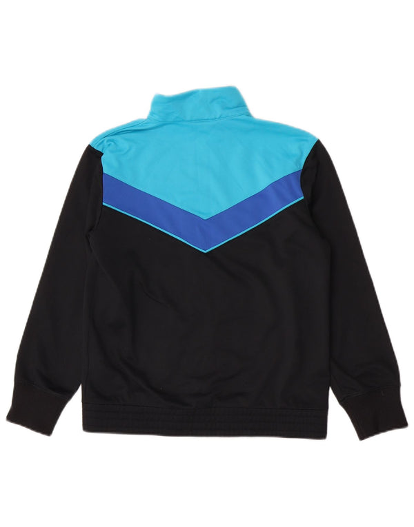 Nike Boys Tracksuit Top Jacket 10-11 Years Medium Black Colourblock