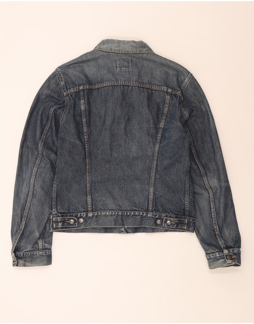 GAS Mens Denim Jacket UK 40 Large Blue Cotton