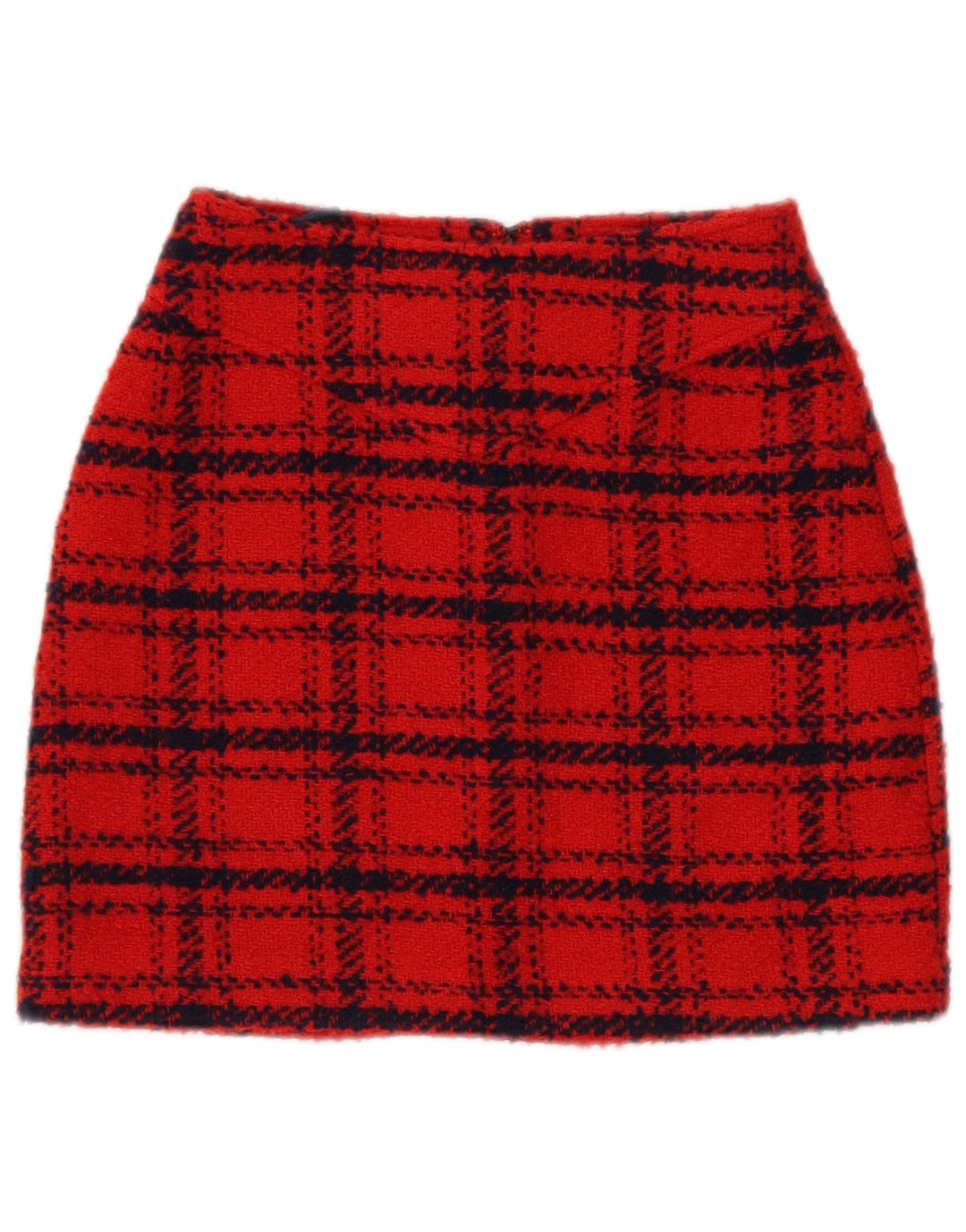 Piombo Womens Mini Skirt IT 38 XS W26  Red Check Polyester