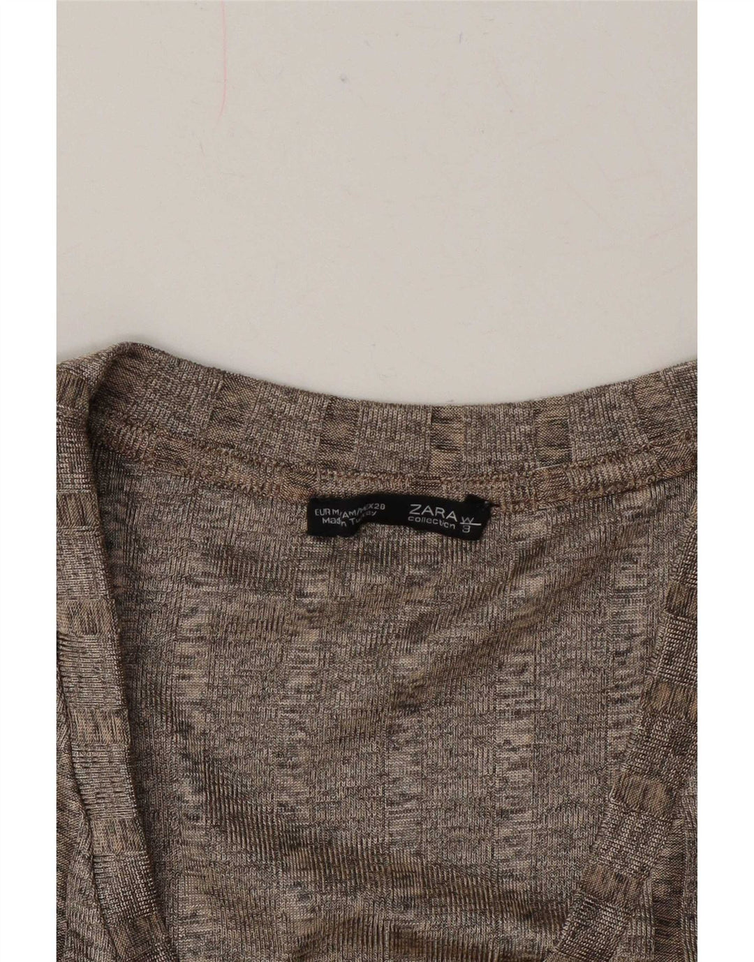 Zara Womens Oversized T-Shirt Dress UK 14 Medium Grey Striped