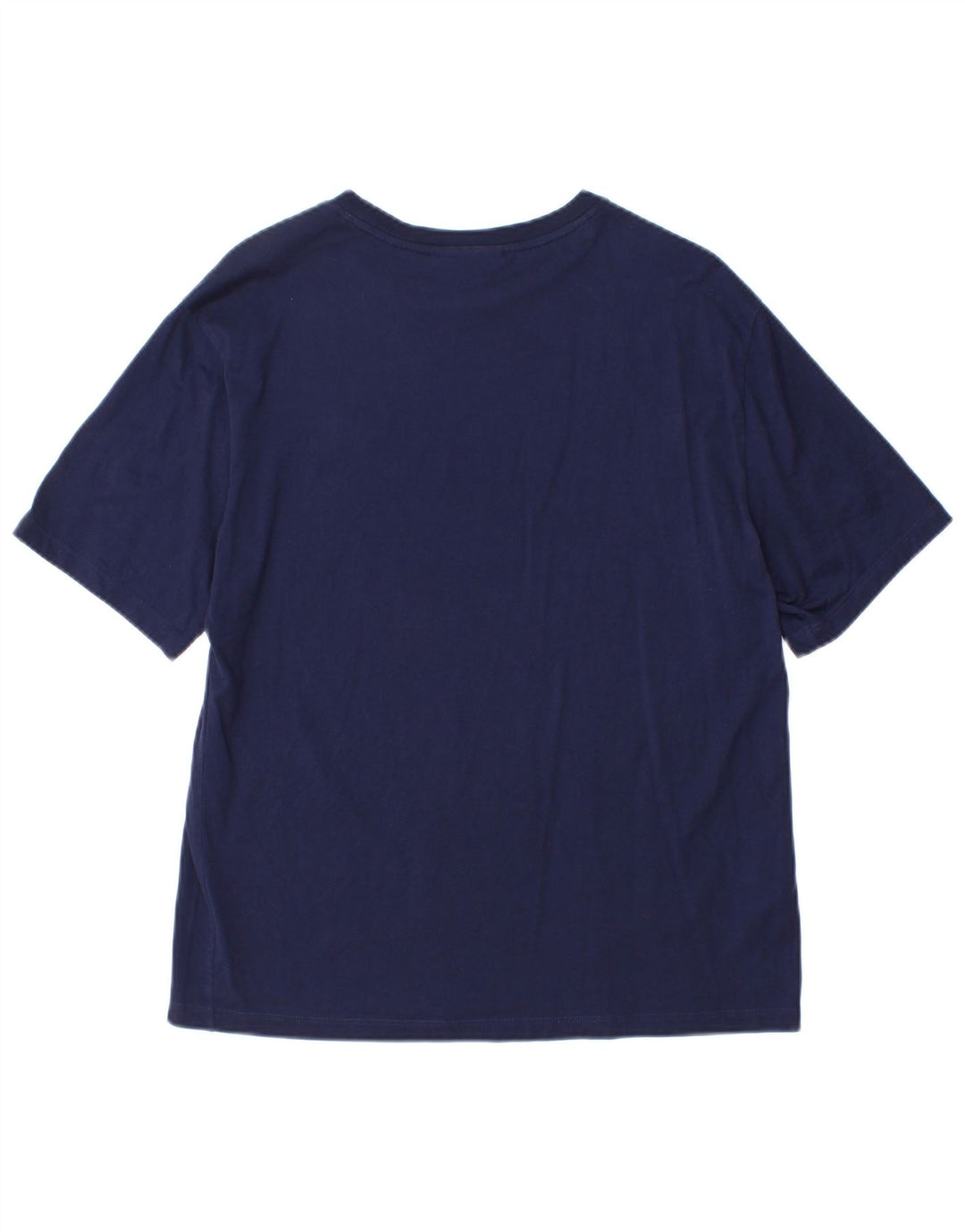 Lacoste Womens T-Shirt Top Size 38 Medium Navy Blue Cotton