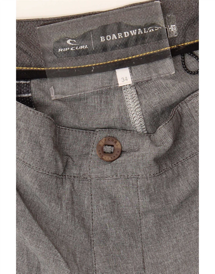 Rip Curl Mens Chino Shorts W34 Large Grey Flecked