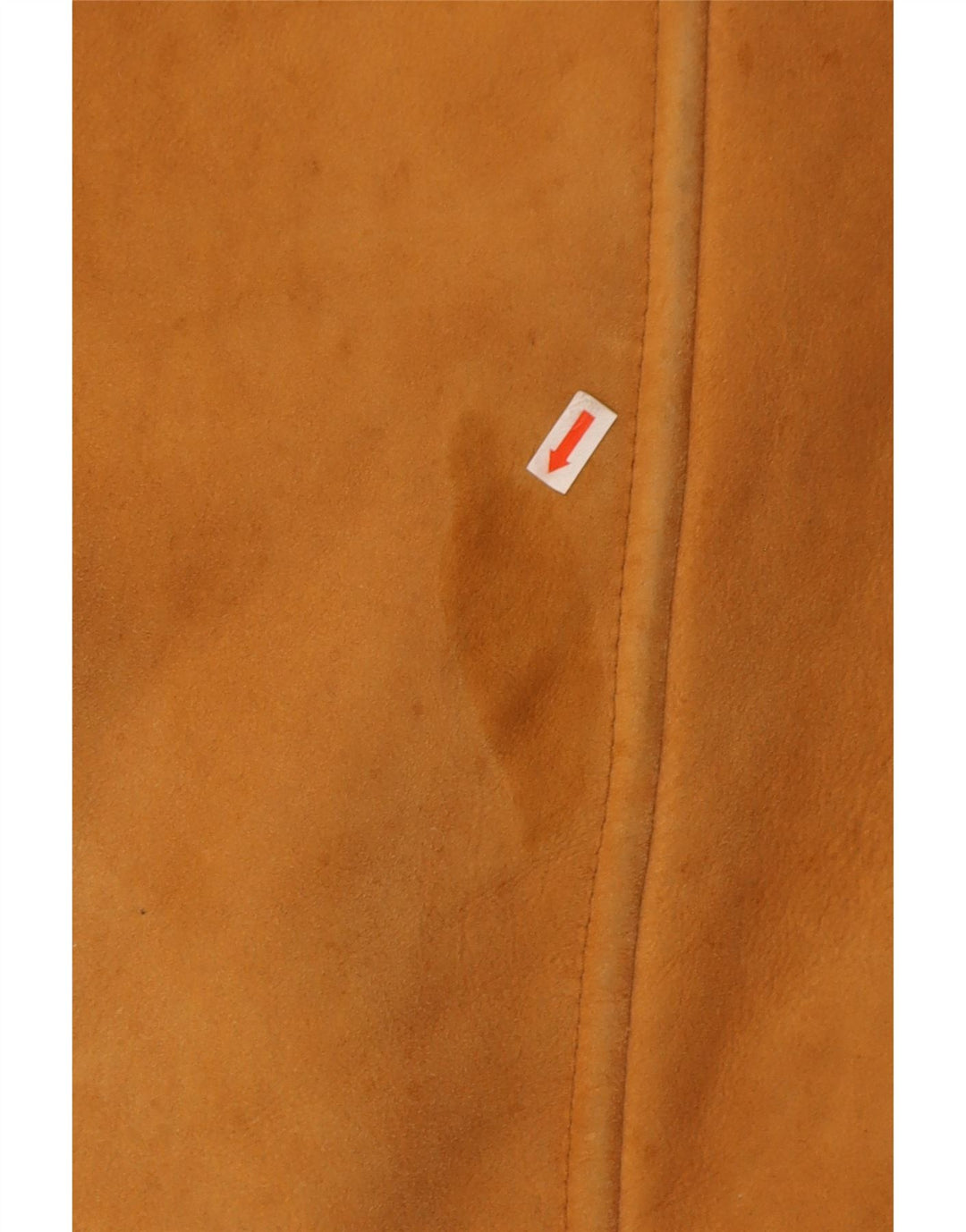 Vintage Mens Double Breasted Shearling Jacket UK 42 XL Beige