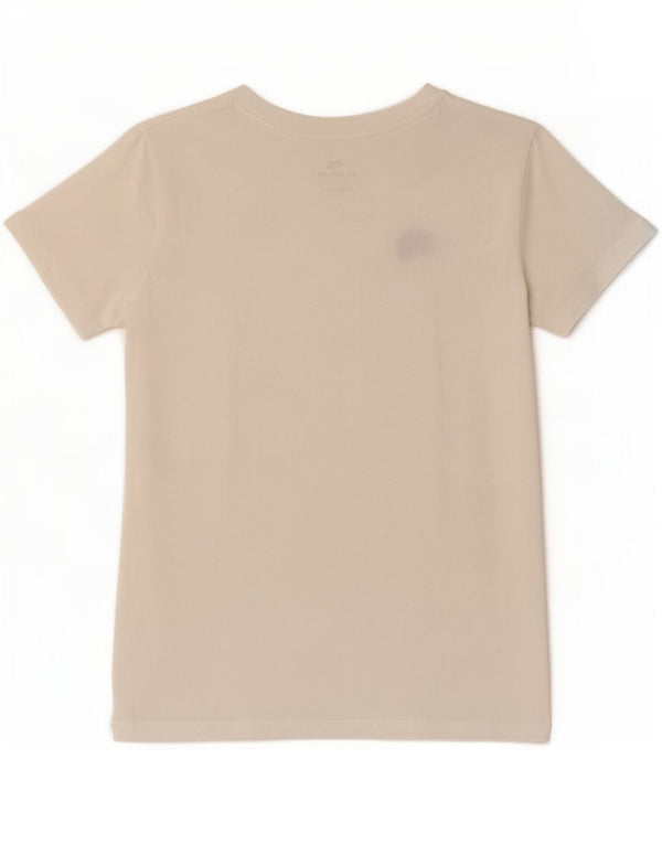 Nike Womens T-Shirt Top UK 6 XS White Cotton