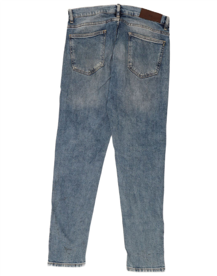 Zara Mens Slim Jeans Size 42 Large W32 L31 Blue