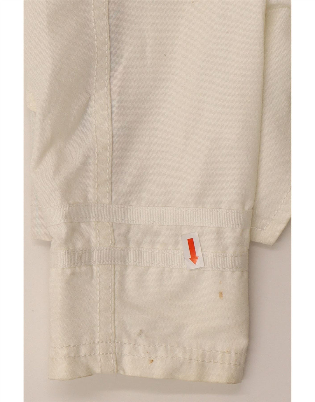 PEPE JEANS Womens Graphic Denim Jacket UK 12 Medium Off White Cotton Vintage PEPE Jeans and Second-Hand PEPE Jeans from Messina Hembry 