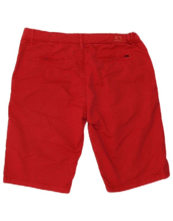 PEUTEREY Boys Chino Shorts 15-16 Years 2XL W28  Red Cotton