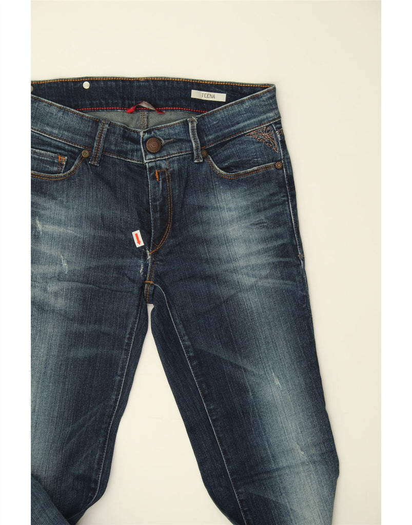 REPLAY Womens Teena Flared Jeans W24 L34 Blue Cotton Vintage Replay and Second-Hand Replay from Messina Hembry 