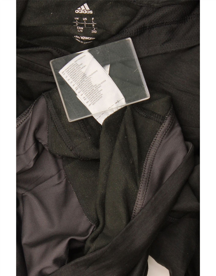 Adidas Mens Climawarm Hoodie Jumper Large Black Polyester