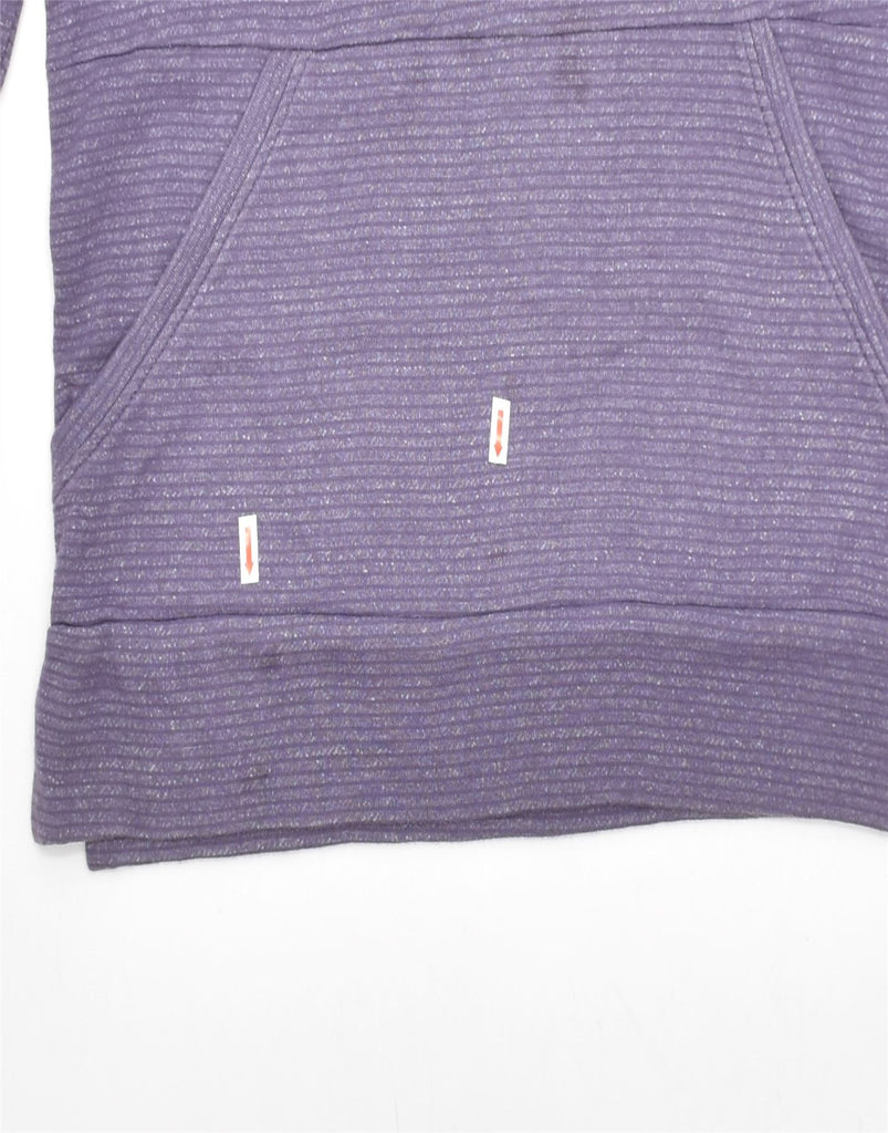 CHAMPION Womens Hoodie Jumper UK 16 Large Purple Cotton | Vintage | Thrift | Second-Hand | Used Clothing | Messina Hembry 