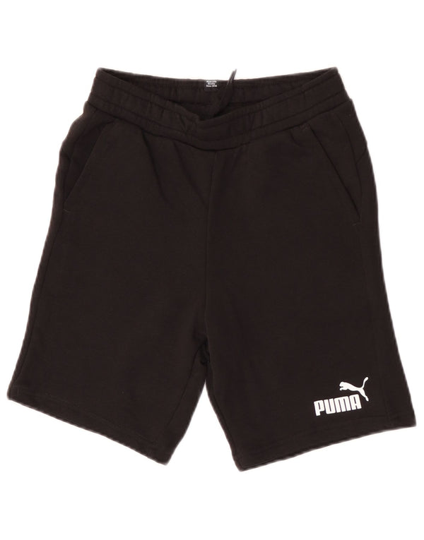 Puma Boys Sport Shorts 11-12 Years Black Cotton