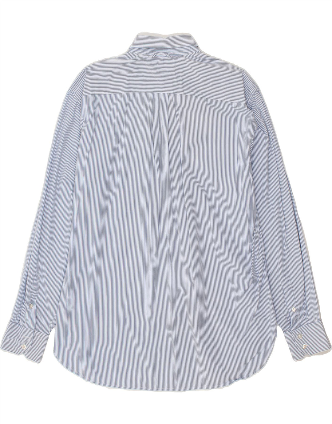 TOMMY HILFIGER Mens Shirt Large Blue Pinstripe Cotton Vintage Tommy Hilfiger and Second-Hand Tommy Hilfiger from Messina Hembry 