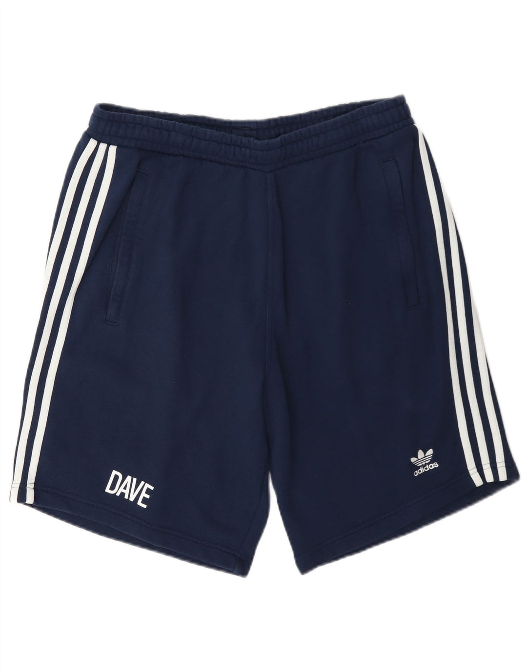 Adidas Mens Sport Shorts Large Navy Blue Cotton