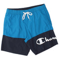 Champion Mens Graphic Swimming Shorts Medium Blue Colourblock
