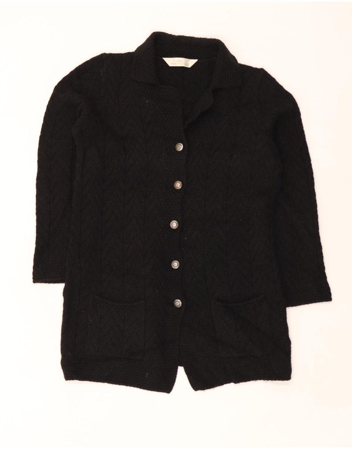 Marks & Spencer Womens St. Michael Cardigan Sweater UK 16 Large Black
