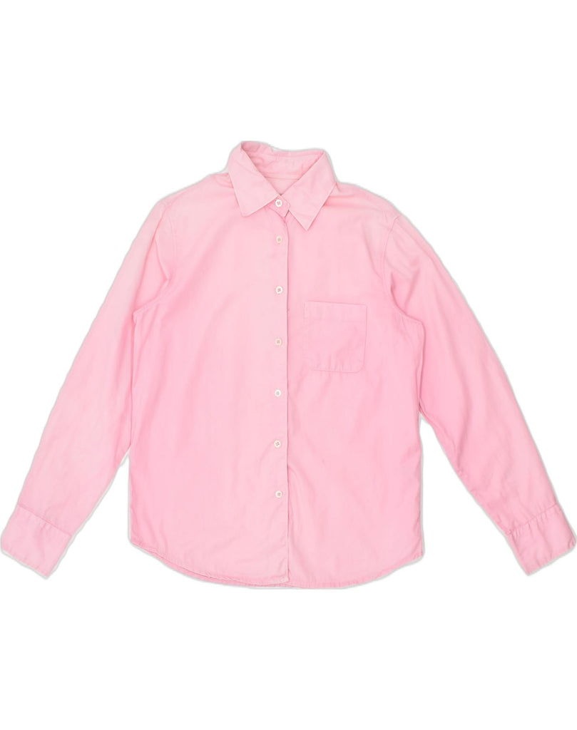 HENRY COTTONS Womens Shirt IT 42 Medium Pink Cotton | Vintage | Thrift | Second-Hand | Used Clothing | Messina Hembry 