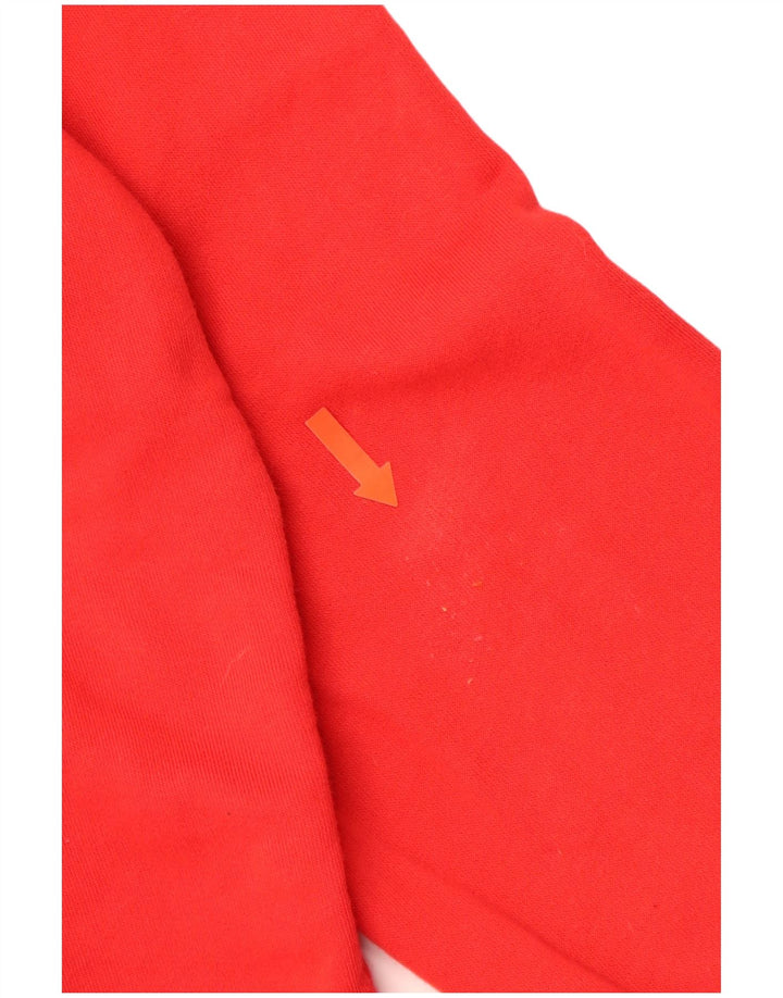 PUMA Mens Zip Hoodie Sweater Large Red Cotton