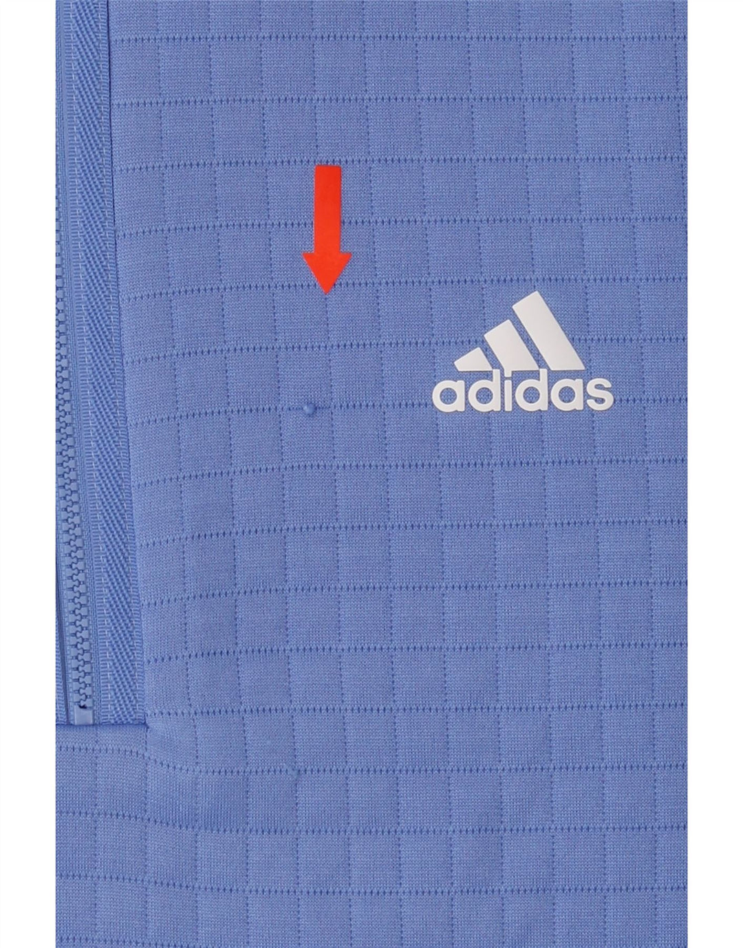 ADIDAS Mens Zip Neck Sweatshirt Jumper Medium Blue Polyester Vintage Adidas and Second-Hand Adidas from Messina Hembry 