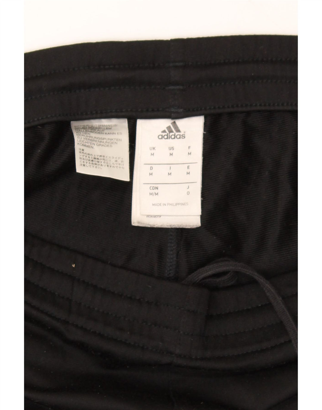 ADIDAS Mens Tracksuit Trousers Joggers Medium  Black Polyester Vintage Adidas and Second-Hand Adidas from Messina Hembry 
