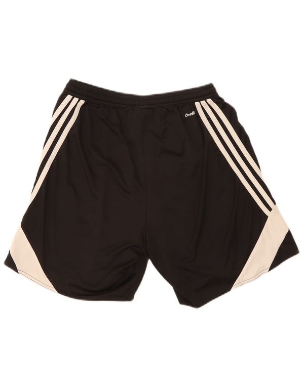 Adidas Mens Climalite Sport Shorts Medium  Black Colourblock Polyester