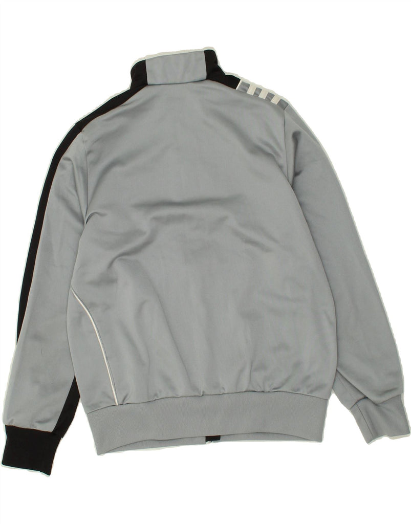 ADIDAS Boys Tracksuit Top Jacket 9-10 Years Grey Colourblock Polyester | Vintage Adidas | Thrift | Second-Hand Adidas | Used Clothing | Messina Hembry 