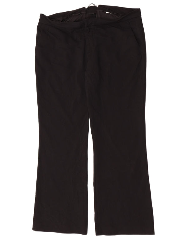 Zara Womens Bootcut Casual Trousers 2XL W38 L32 Black