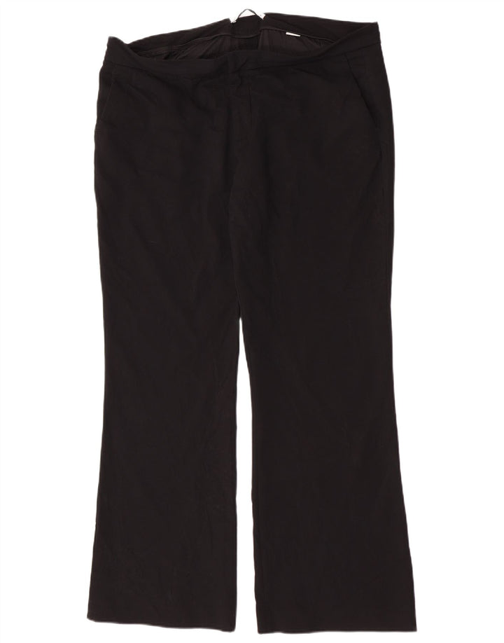 Zara Womens Bootcut Casual Trousers 2XL W38 L32 Black