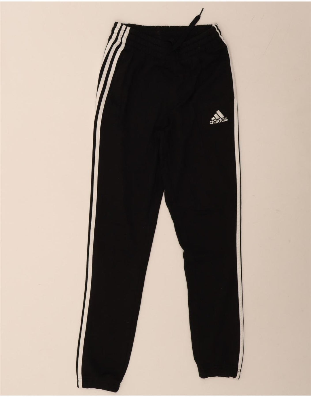 Adidas Mens Tracksuit Trousers Joggers Small  Black Cotton