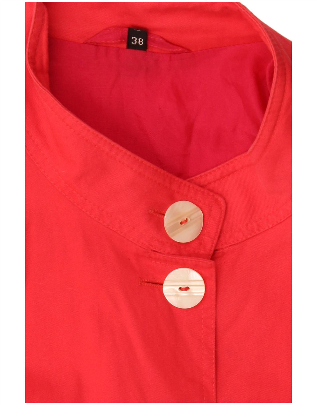 Vintage Womens Oversized Bomber Jacket EU  38 Medium Red