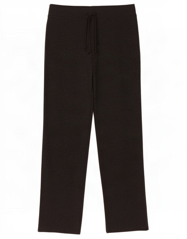 Marks & Spencer Womens Tracksuit Trousers UK 14 Large Grey Cotton