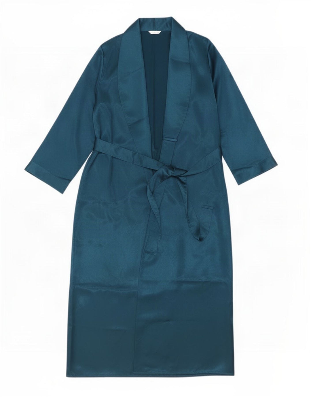 Marks & Spencer Womens Robe Maxi Dress UK 8/10 Small Blue Polyester